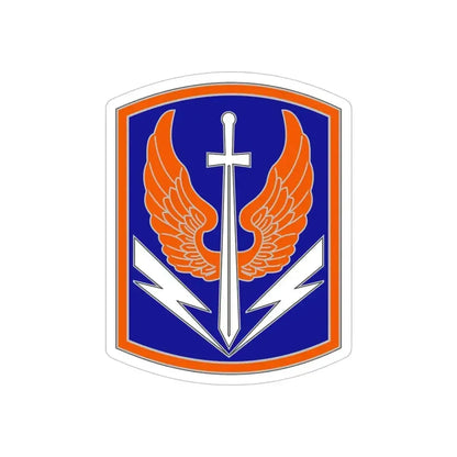 449 Aviation Brigade (U.S. Army) REVERSE PRINT Transparent Die-Cut STICKER 5 Inch Die-Cut Transparent - The Sticker Space