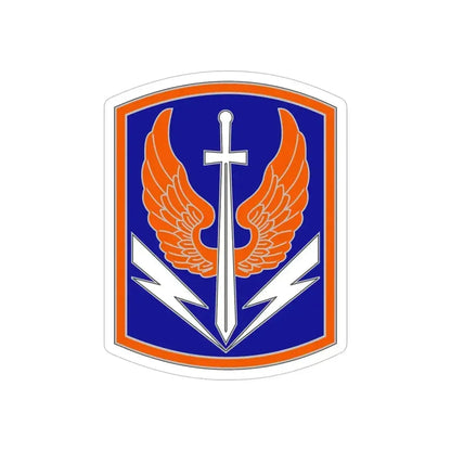 449 Aviation Brigade (U.S. Army) REVERSE PRINT Transparent Die-Cut STICKER 6 Inch Die-Cut Transparent - The Sticker Space