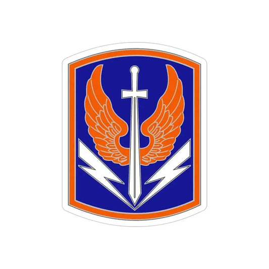 449 Aviation Brigade (U.S. Army) REVERSE PRINT Transparent Die-Cut STICKER 6 Inch Die-Cut Transparent - The Sticker Space