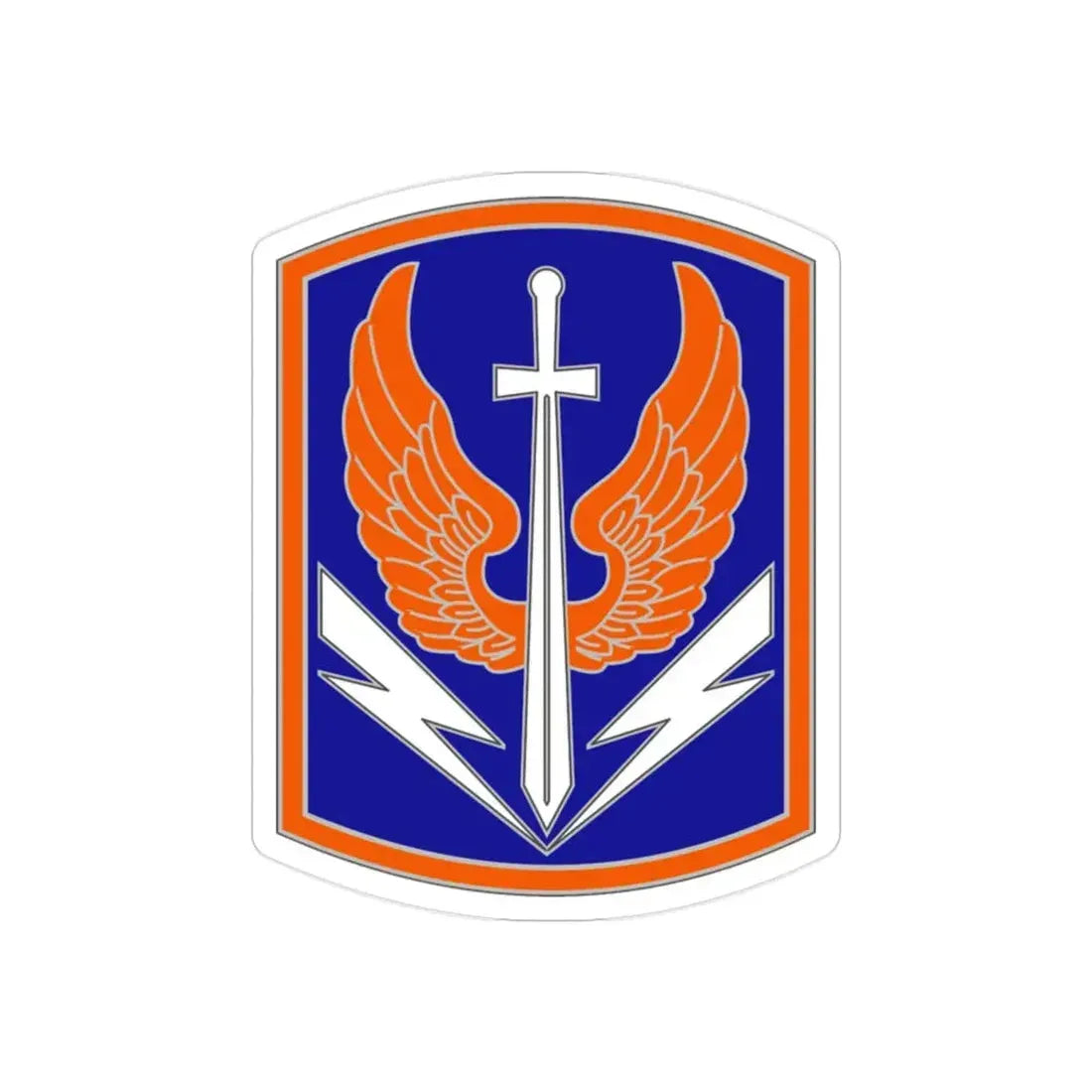 449 Aviation Brigade (U.S. Army) REVERSE PRINT Transparent Die-Cut STICKER - The Sticker Space
