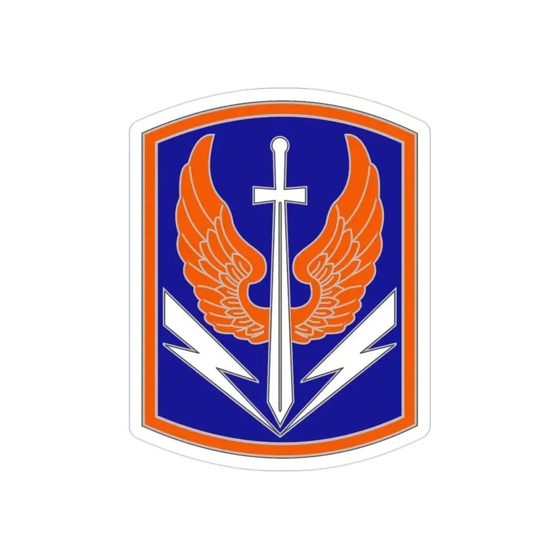449 Aviation Brigade (U.S. Army) REVERSE PRINT Transparent Die-Cut STICKER - The Sticker Space