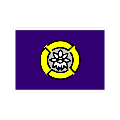 Flag of Rankoshi Hokkaido (Japan) STICKER Vinyl Kiss-Cut Decal