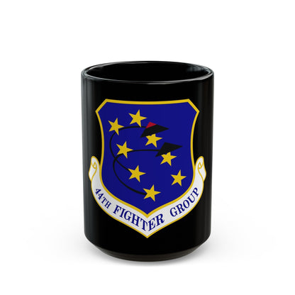 44th Fighter Group (U.S. Air Force) Black Coffee Mug-15oz-The Sticker Space