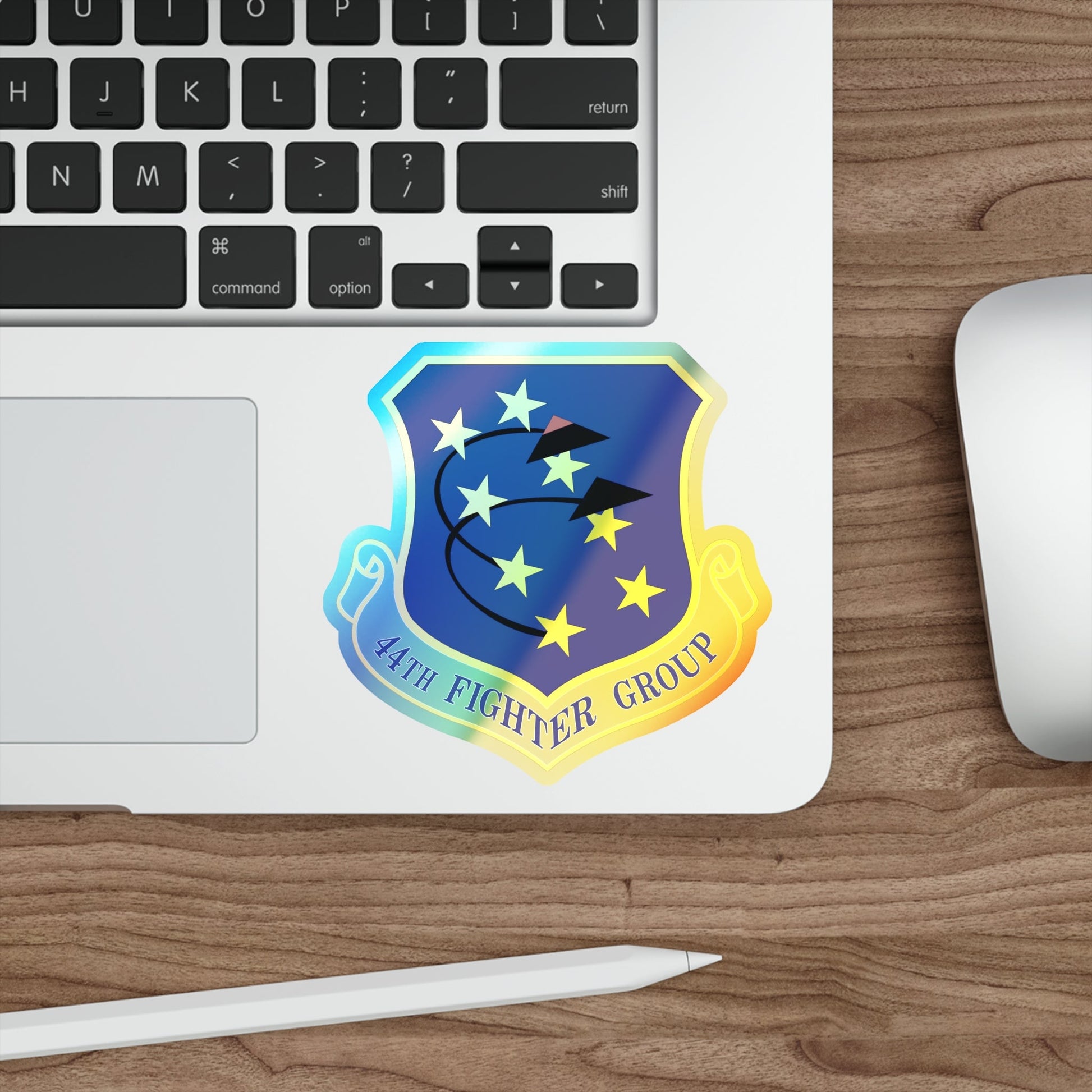 44th Fighter Group (U.S. Air Force) Holographic STICKER Die-Cut Vinyl Decal-The Sticker Space