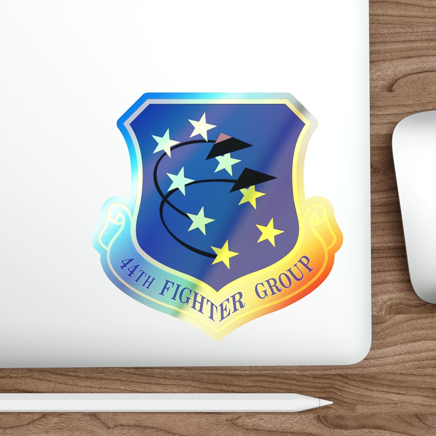 44th Fighter Group (U.S. Air Force) Holographic STICKER Die-Cut Vinyl Decal-The Sticker Space