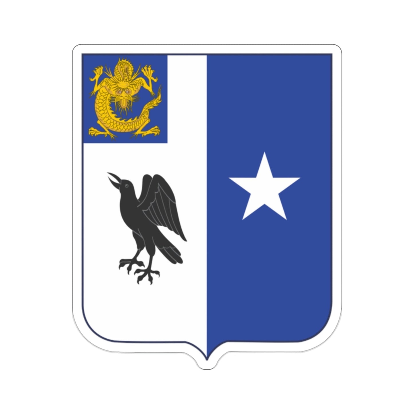 44th Infantry Regiment (U.S. Army) STICKER Vinyl Die-Cut Decal-2 Inch-The Sticker Space