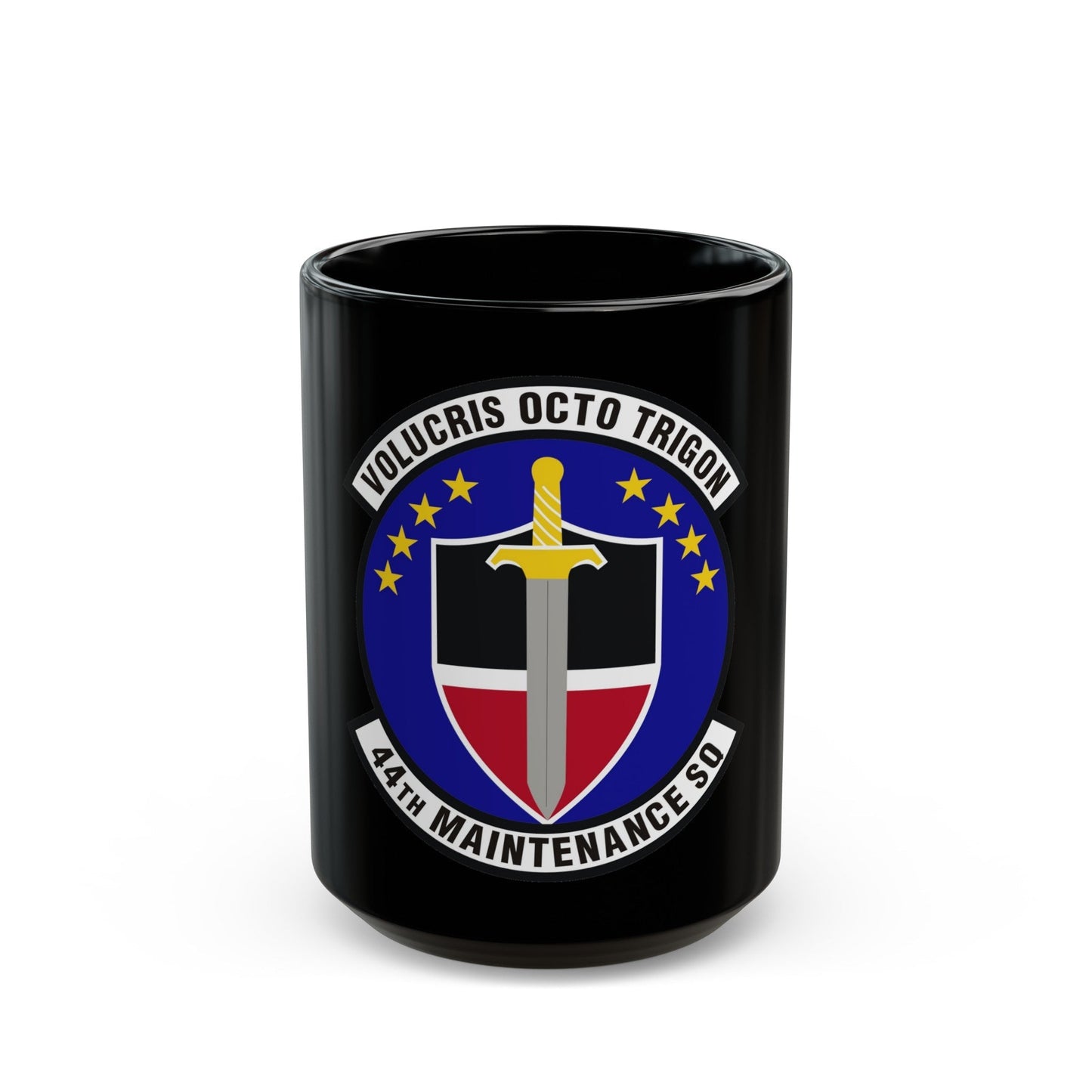 44th Maintenance Squadron (U.S. Air Force) Black Coffee Mug-15oz-The Sticker Space