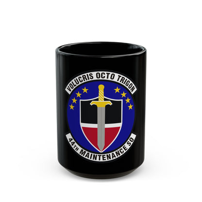 44th Maintenance Squadron (U.S. Air Force) Black Coffee Mug-15oz-The Sticker Space