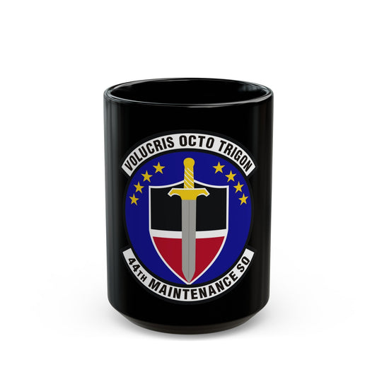 44th Maintenance Squadron (U.S. Air Force) Black Coffee Mug-15oz-The Sticker Space