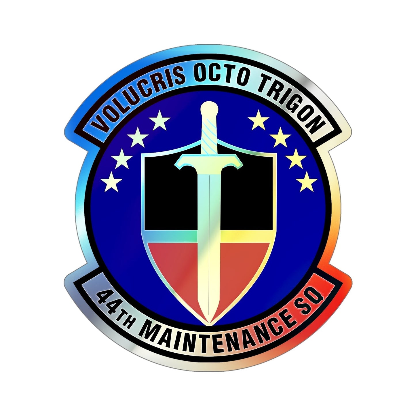 44th Maintenance Squadron (U.S. Air Force) Holographic STICKER Die-Cut Vinyl Decal-5 Inch-The Sticker Space