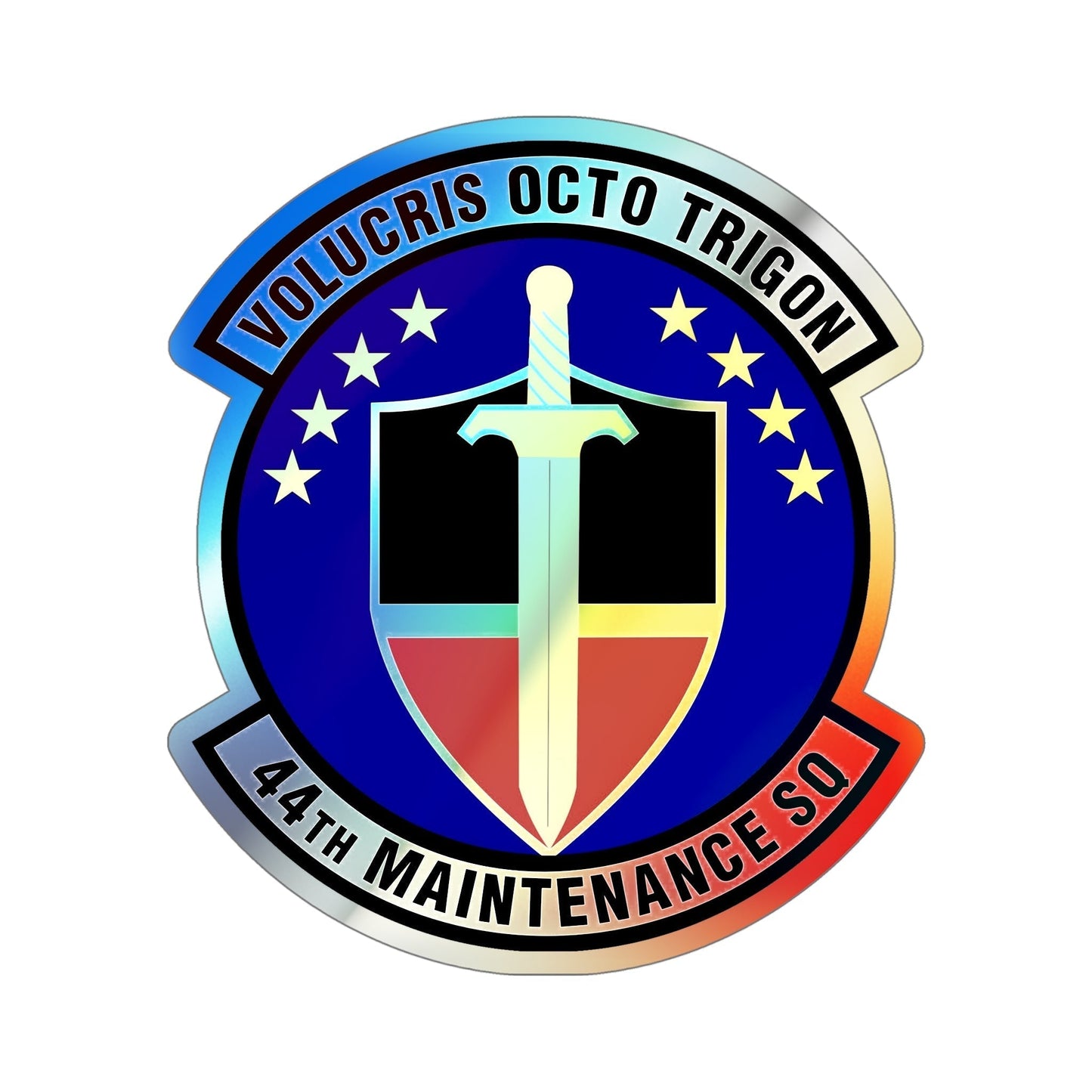 44th Maintenance Squadron (U.S. Air Force) Holographic STICKER Die-Cut Vinyl Decal-6 Inch-The Sticker Space