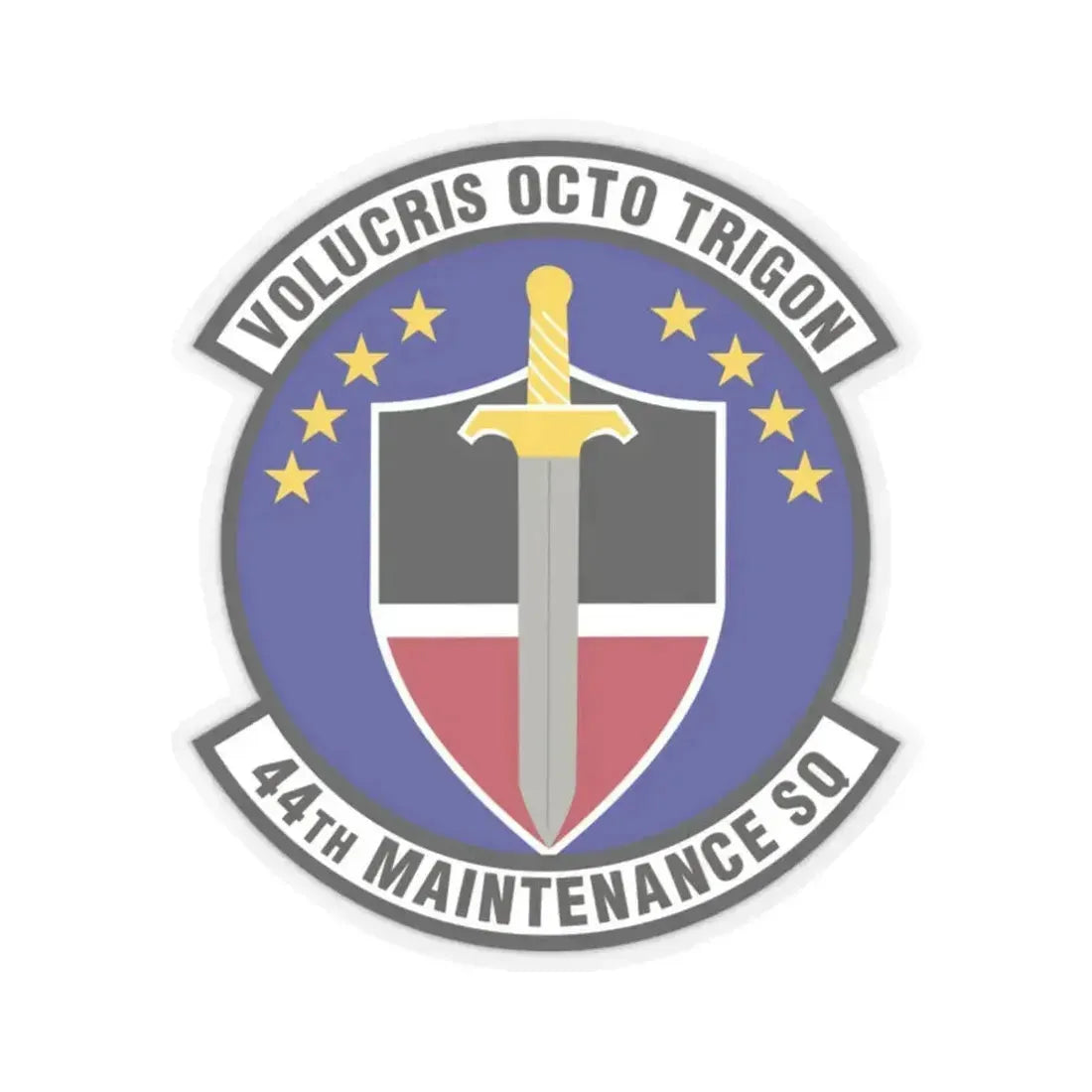 44th Maintenance Squadron (U.S. Air Force) STICKER Vinyl Kiss-Cut Decal 2 Inch Transparent - The Sticker Space