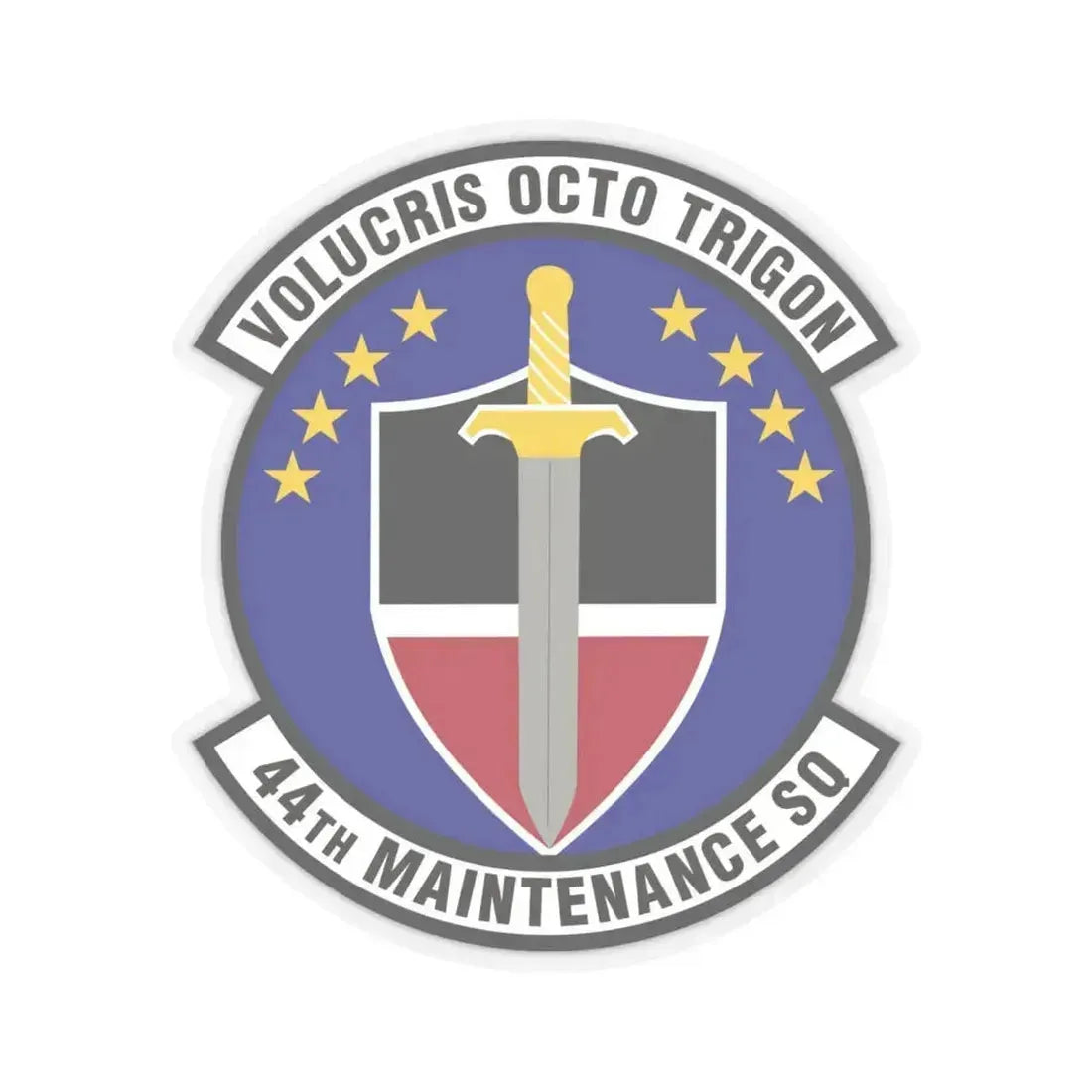 44th Maintenance Squadron (U.S. Air Force) STICKER Vinyl Kiss-Cut Decal 6 Inch Transparent - The Sticker Space