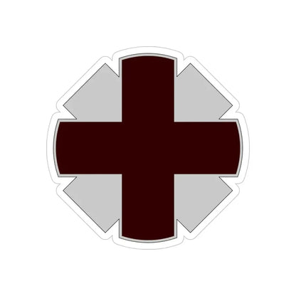 44th Medical Command DUI (U.S. Army) REVERSE PRINT Transparent Die-Cut STICKER - The Sticker Space