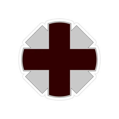 44th Medical Command DUI (U.S. Army) REVERSE PRINT Transparent Die-Cut STICKER - The Sticker Space