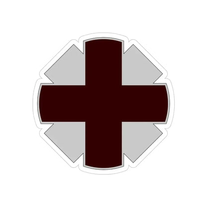 44th Medical Command DUI (U.S. Army) REVERSE PRINT Transparent Die-Cut STICKER - The Sticker Space