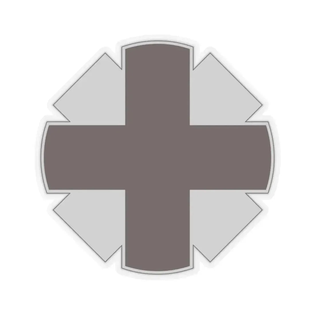 44th Medical Command DUI (U.S. Army) STICKER Vinyl Kiss-Cut Decal 2 Inch Transparent - The Sticker Space