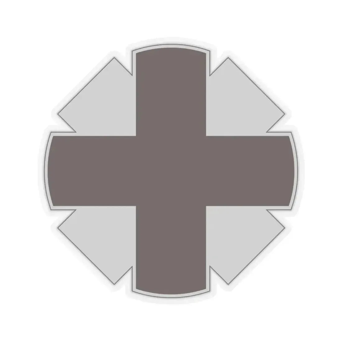 44th Medical Command DUI (U.S. Army) STICKER Vinyl Kiss-Cut Decal 3 Inch Transparent - The Sticker Space