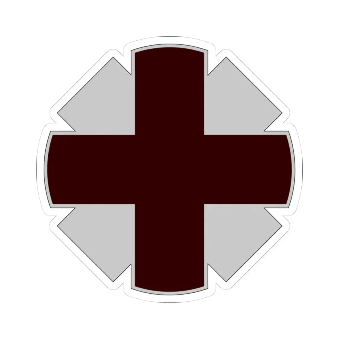 44th Medical Command DUI (U.S. Army) STICKER Vinyl Kiss-Cut Decal 3 Inch White - The Sticker Space