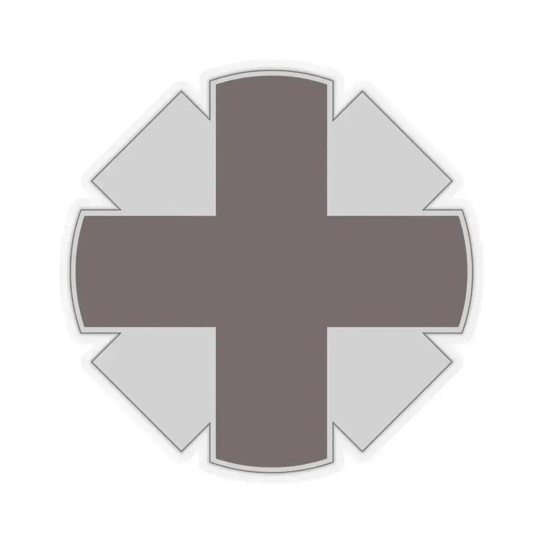 44th Medical Command DUI (U.S. Army) STICKER Vinyl Kiss-Cut Decal 4 Inch Transparent - The Sticker Space