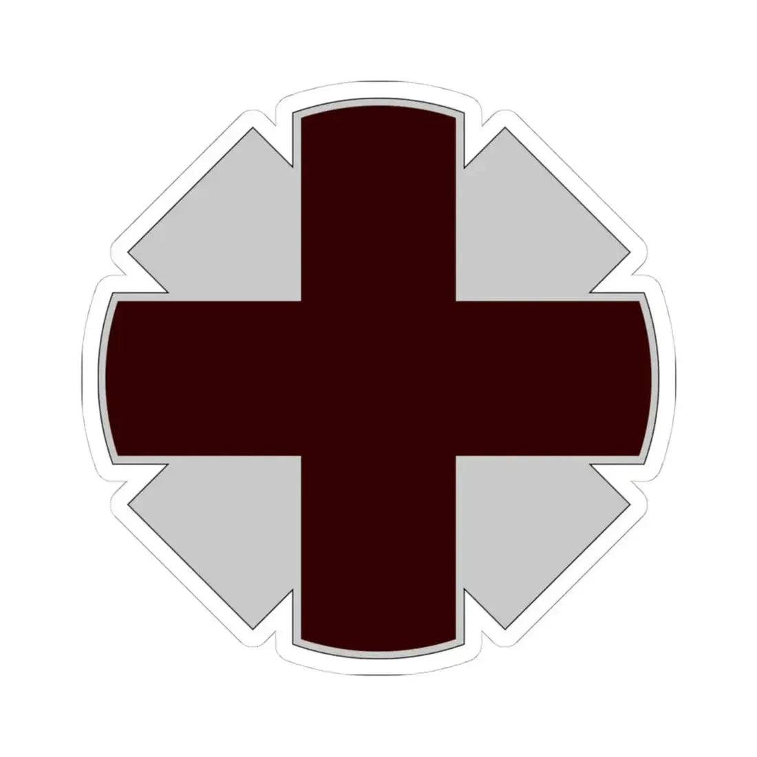 44th Medical Command DUI (U.S. Army) STICKER Vinyl Kiss-Cut Decal 4 Inch White - The Sticker Space