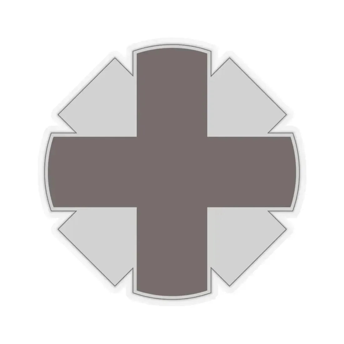 44th Medical Command DUI (U.S. Army) STICKER Vinyl Kiss-Cut Decal 6 Inch Transparent - The Sticker Space