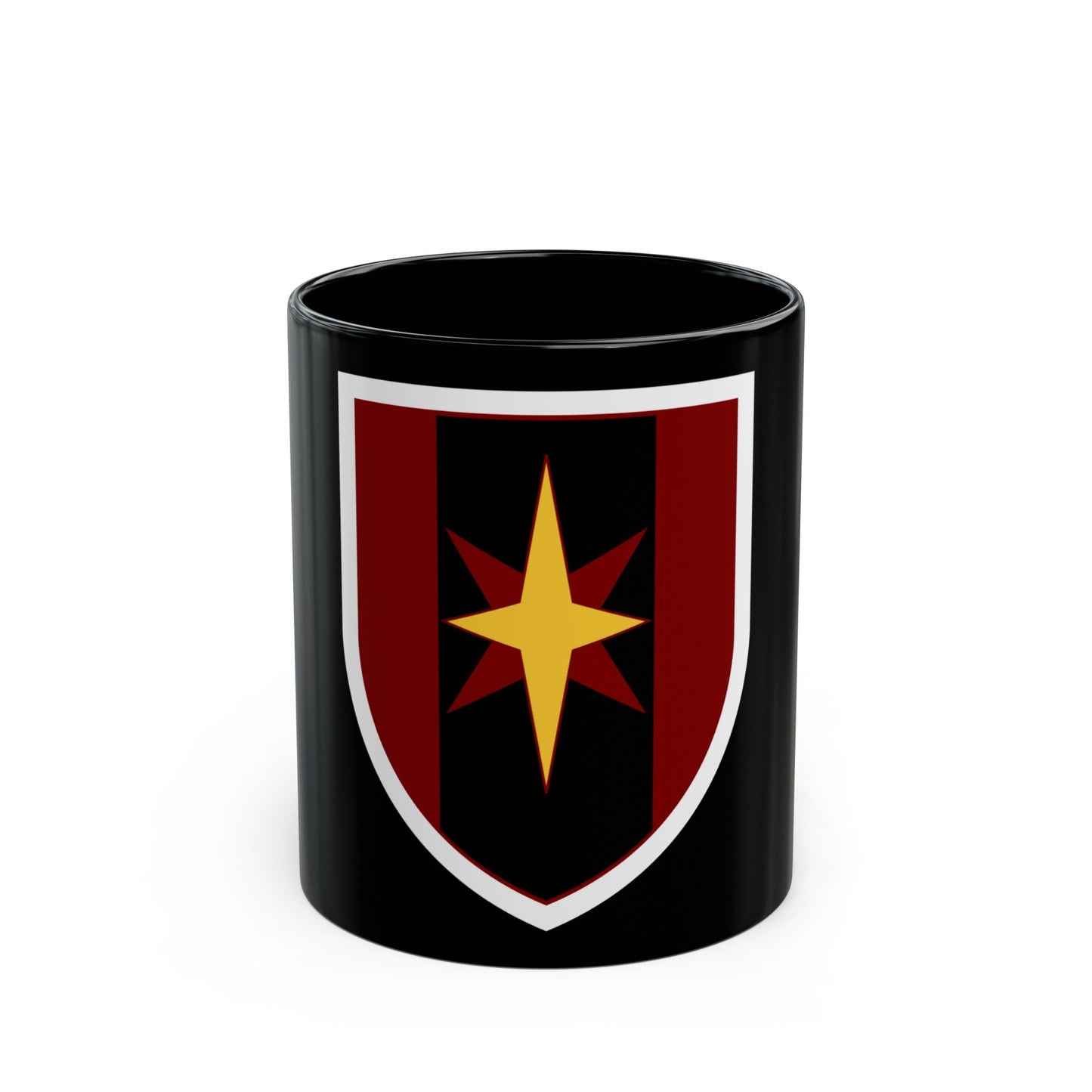 44th Medical Command SSI (U.S. Army) Black Coffee Mug-11oz-The Sticker Space