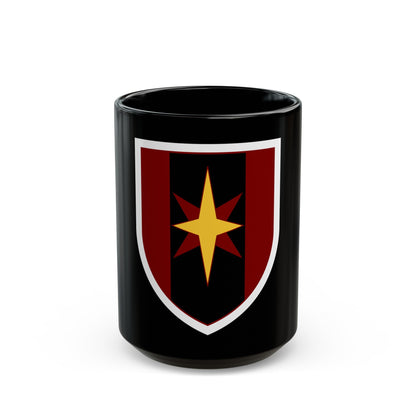 44th Medical Command SSI (U.S. Army) Black Coffee Mug-15oz-The Sticker Space