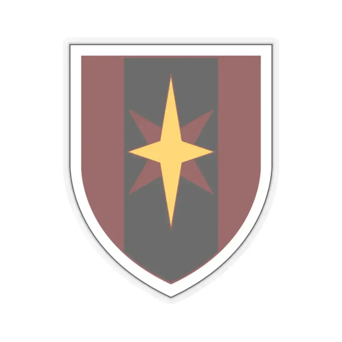 44th Medical Command SSI (U.S. Army) STICKER Vinyl Kiss-Cut Decal 3 Inch Transparent - The Sticker Space