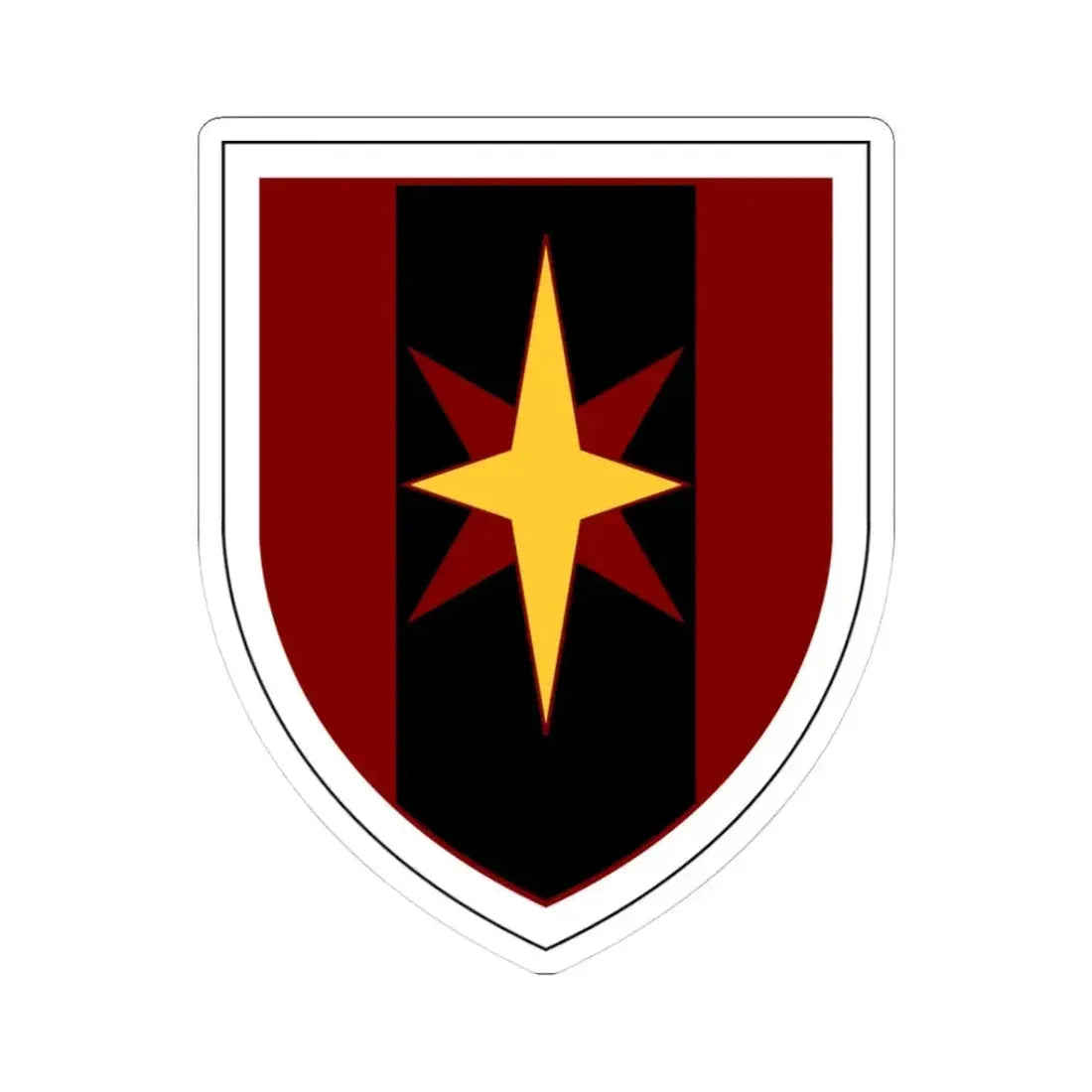 44th Medical Command SSI (U.S. Army) STICKER Vinyl Kiss-Cut Decal 3 Inch White - The Sticker Space