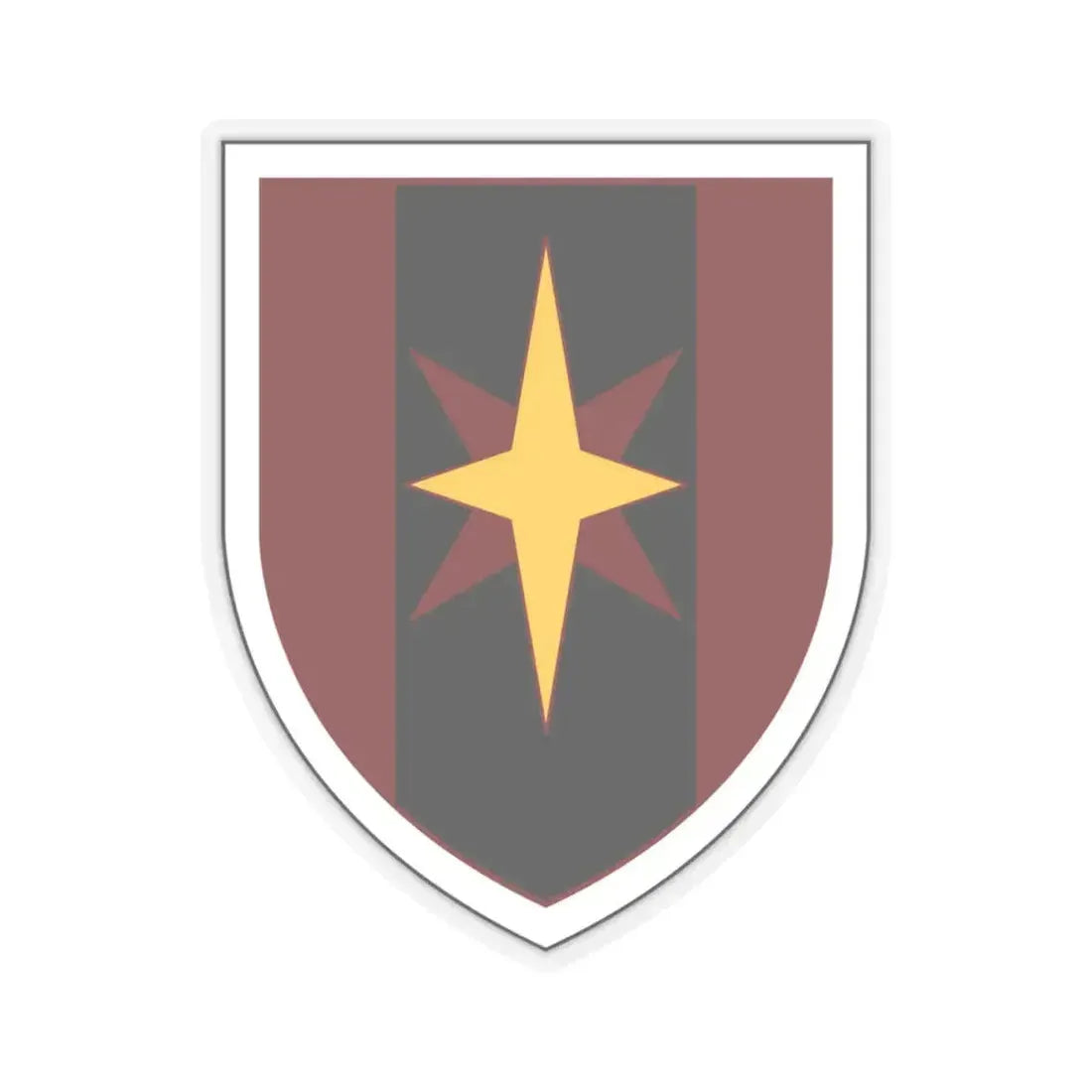 44th Medical Command SSI (U.S. Army) STICKER Vinyl Kiss-Cut Decal 4 Inch Transparent - The Sticker Space