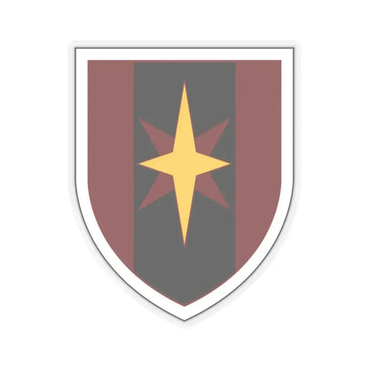 44th Medical Command SSI (U.S. Army) STICKER Vinyl Kiss-Cut Decal 4 Inch Transparent - The Sticker Space
