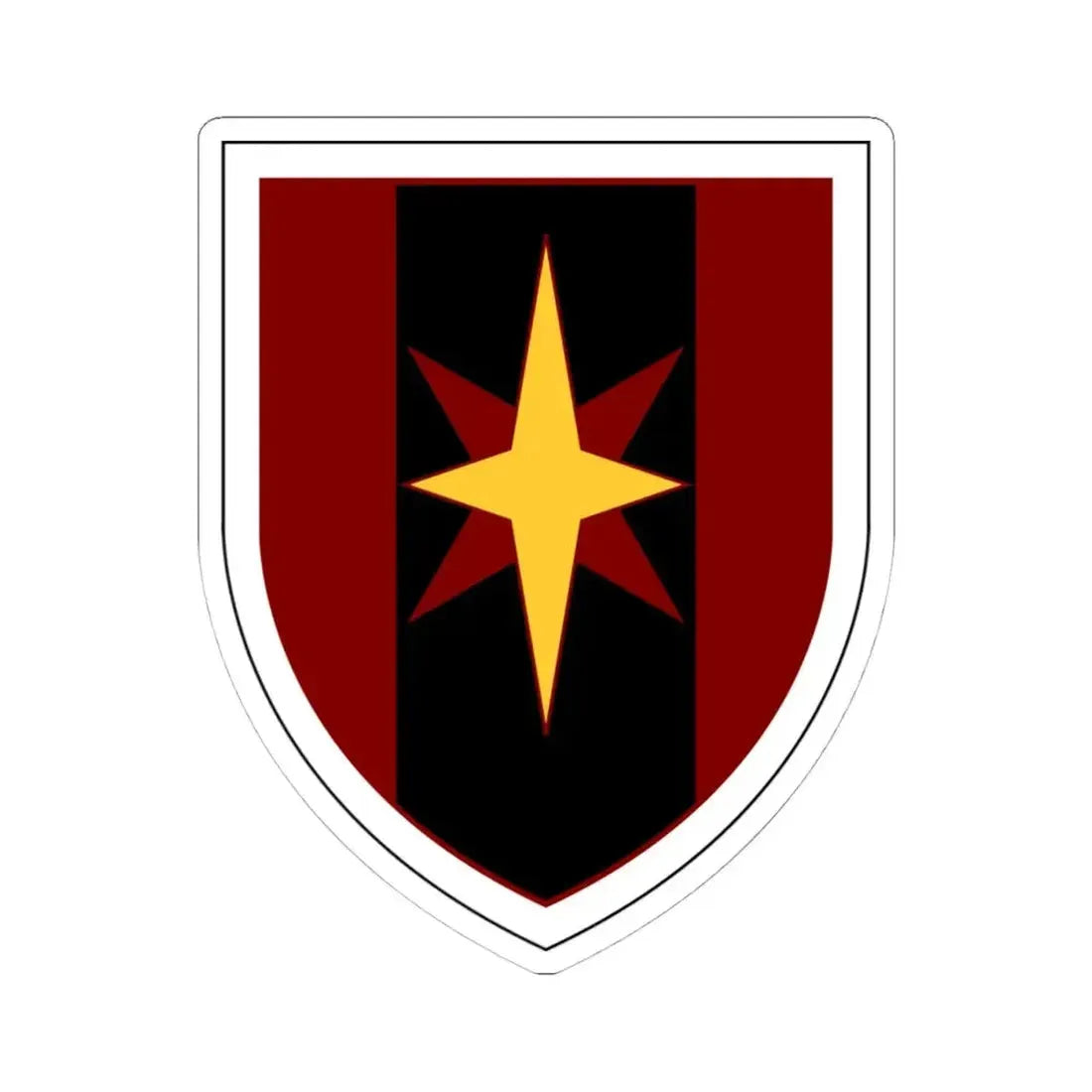 44th Medical Command SSI (U.S. Army) STICKER Vinyl Kiss-Cut Decal 4 Inch White - The Sticker Space