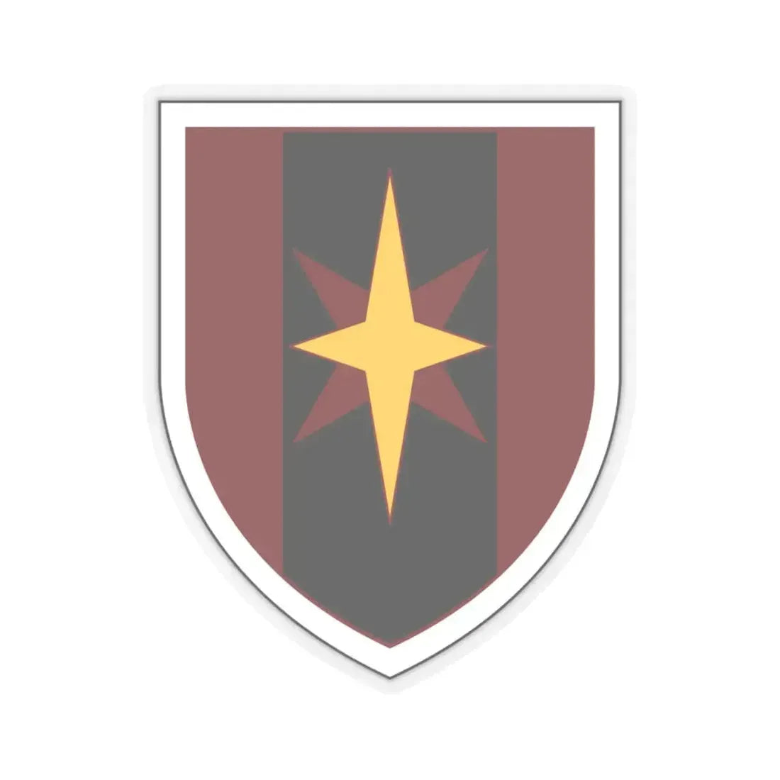 44th Medical Command SSI (U.S. Army) STICKER Vinyl Kiss-Cut Decal 6 Inch Transparent - The Sticker Space