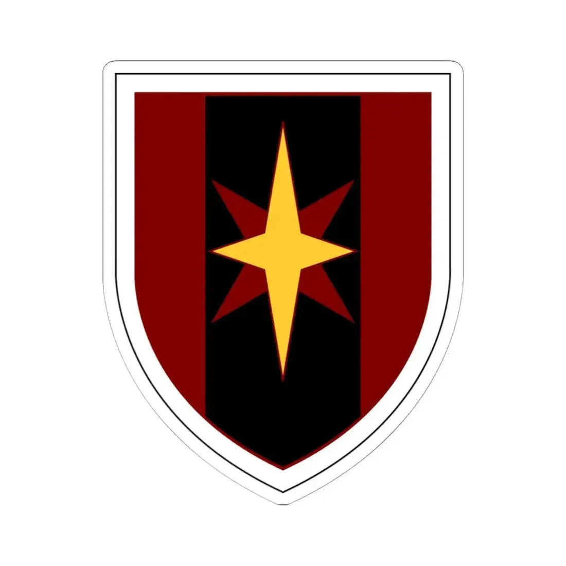 44th Medical Command SSI (U.S. Army) STICKER Vinyl Kiss-Cut Decal 6 Inch White - The Sticker Space