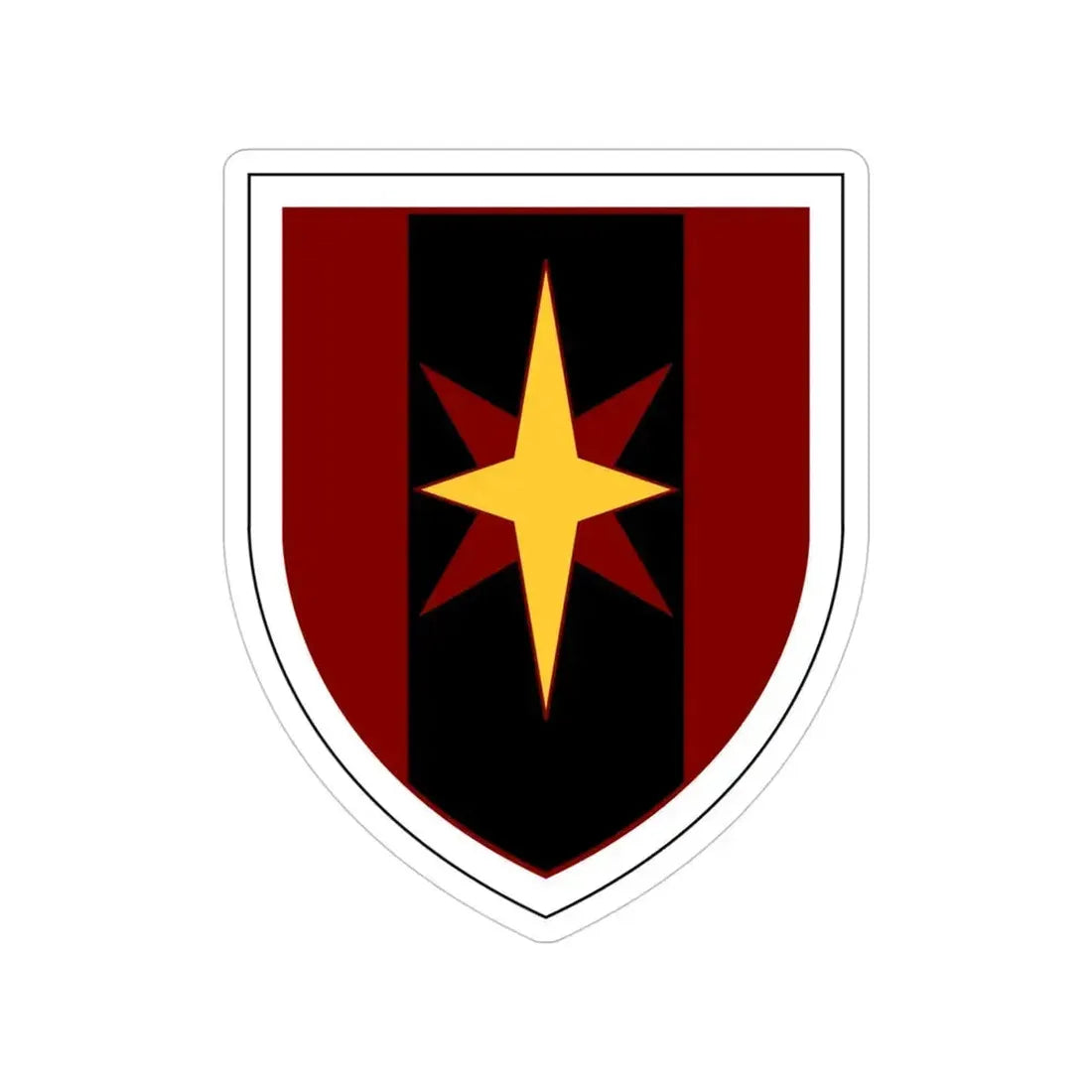 44th Medical Command SSI (U.S. Army) Transparent STICKER Die-Cut Vinyl Decal 4 Inch - The Sticker Space