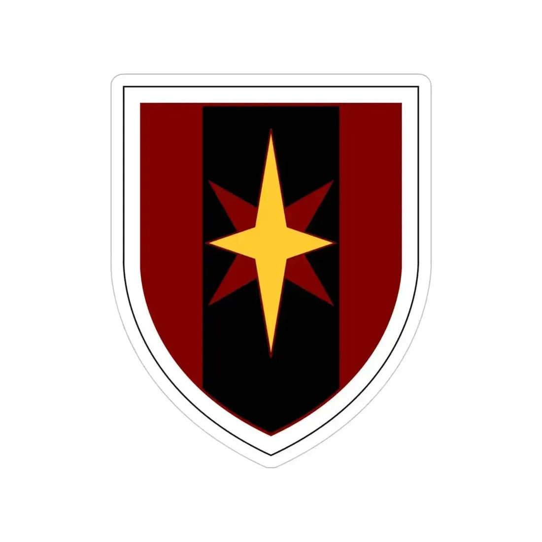 44th Medical Command SSI (U.S. Army) Transparent STICKER Die-Cut Vinyl Decal 5 Inch - The Sticker Space