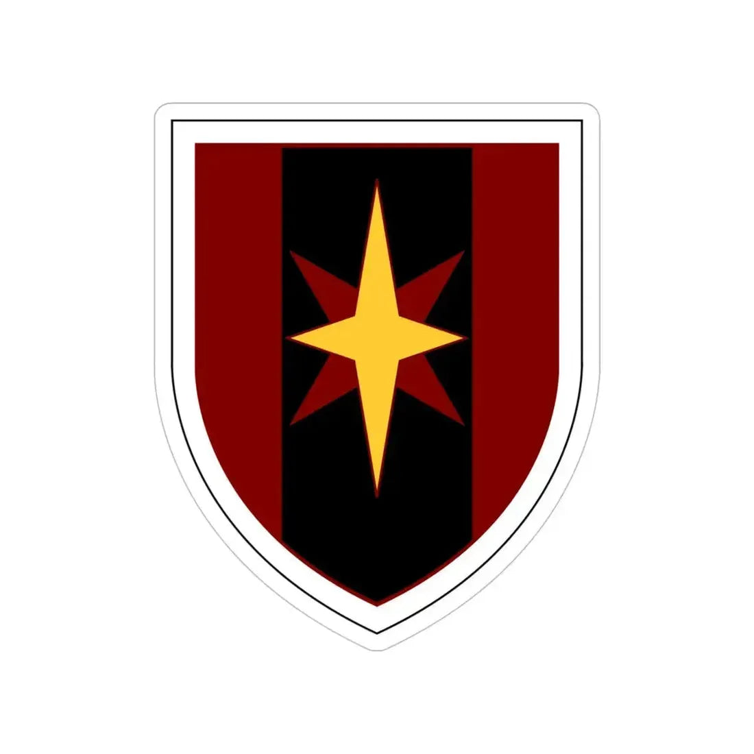 44th Medical Command SSI (U.S. Army) Transparent STICKER Die-Cut Vinyl Decal 6 Inch - The Sticker Space