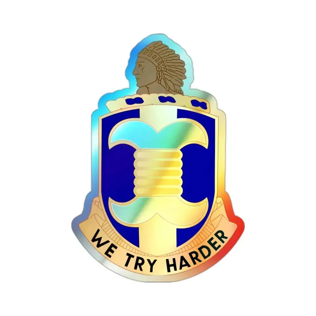 45 Aviation Battalion (U.S. Army) Holographic STICKER Die-Cut Vinyl Decal 2 Inch Holographic - The Sticker Space