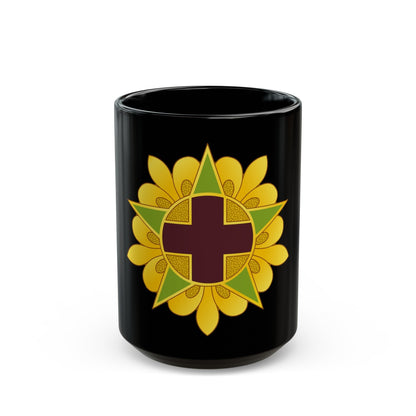 45 Field Hospital (U.S. Army) Black Coffee Mug-15oz-The Sticker Space