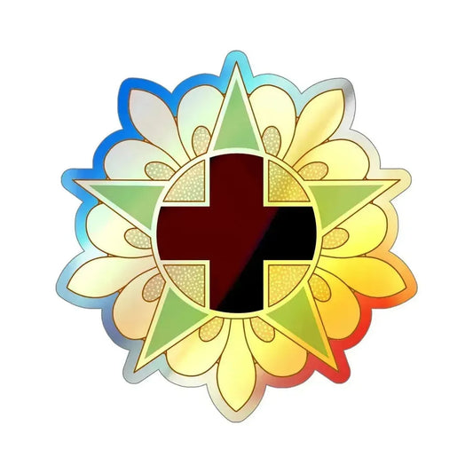 45 Field Hospital (U.S. Army) Holographic STICKER Die-Cut Vinyl Decal 6 Inch Holographic - The Sticker Space
