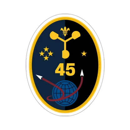 45 Weather Squadron (U.S. Space Force) STICKER Vinyl Kiss-Cut Decal 2 Inch White - The Sticker Space
