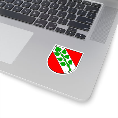 Rossa wappen (Switzerland) (Coat of Arms) STICKER Vinyl Kiss-Cut Decal
