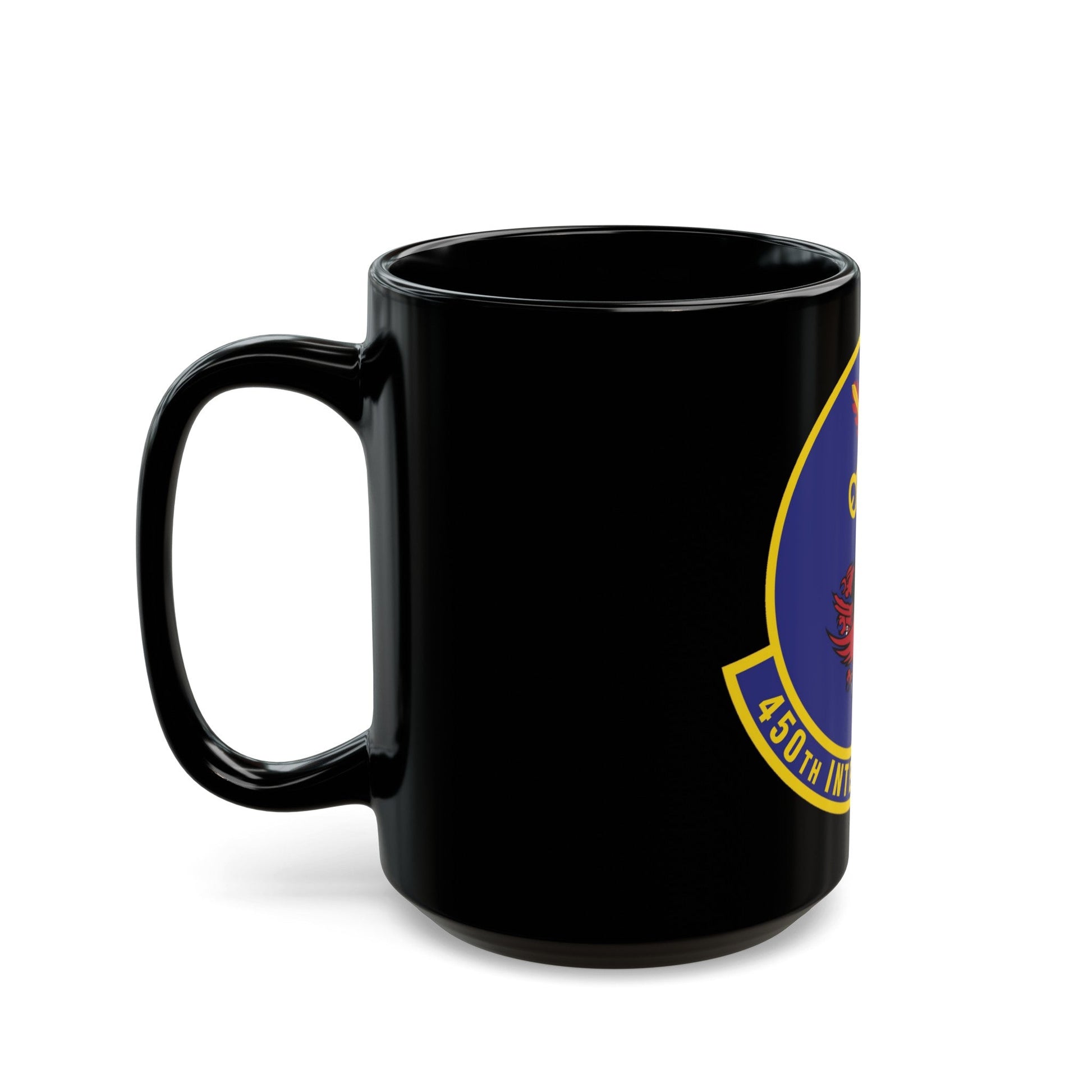 450th Intelligence Squadron (U.S. Air Force) Black Coffee Mug-The Sticker Space