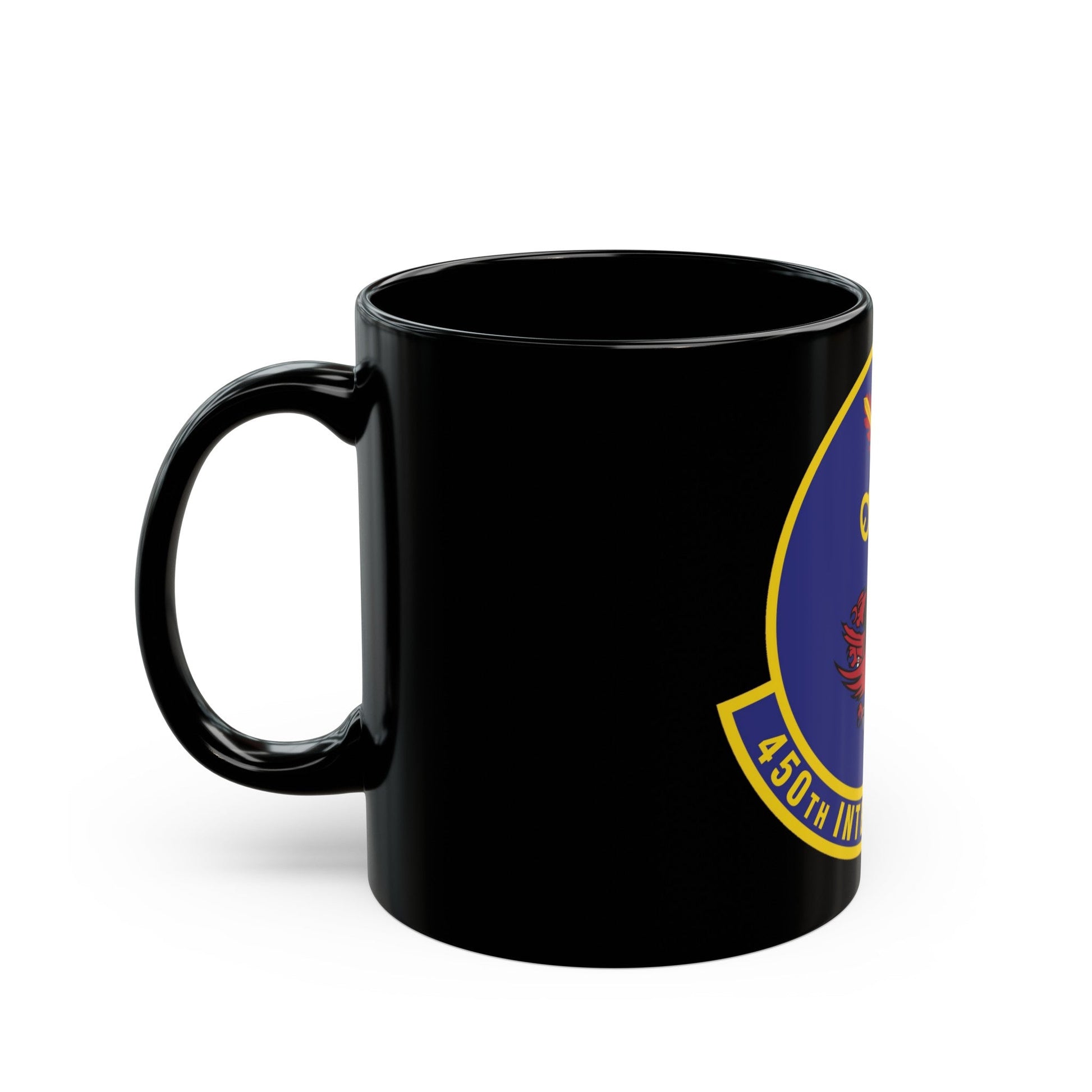 450th Intelligence Squadron (U.S. Air Force) Black Coffee Mug-The Sticker Space