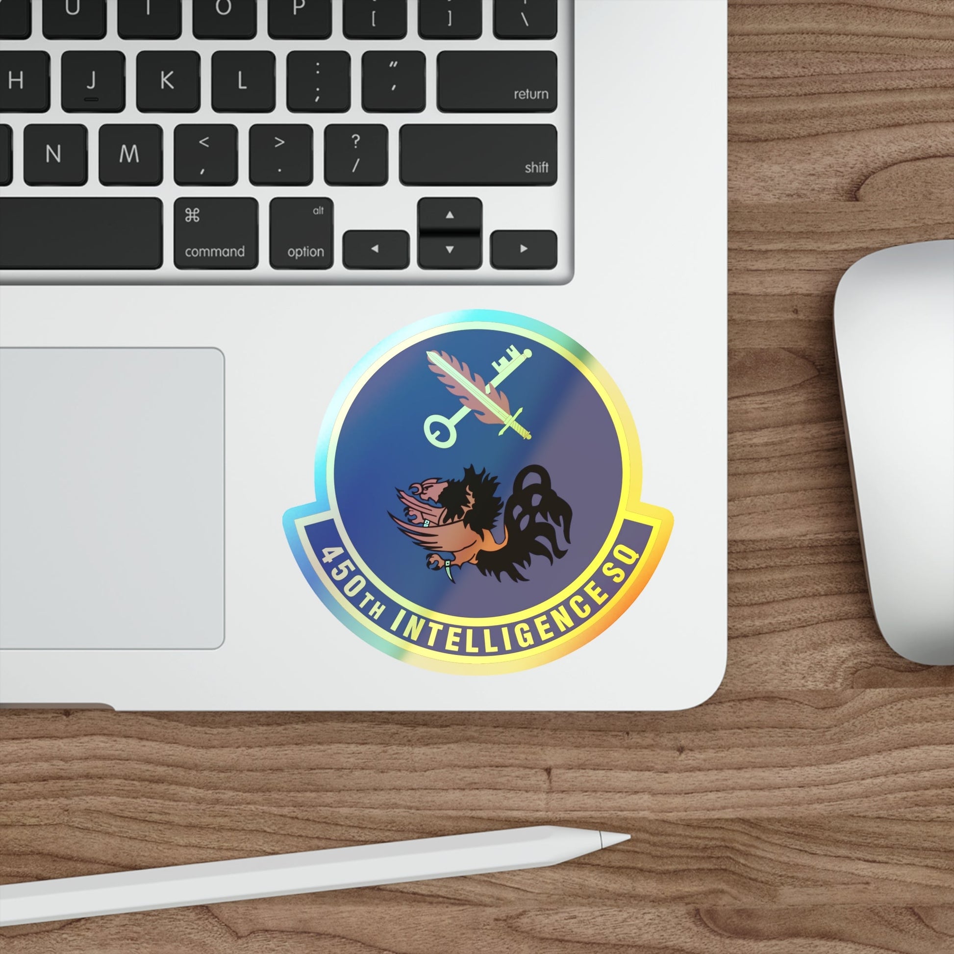 450th Intelligence Squadron (U.S. Air Force) Holographic STICKER Die-Cut Vinyl Decal-The Sticker Space