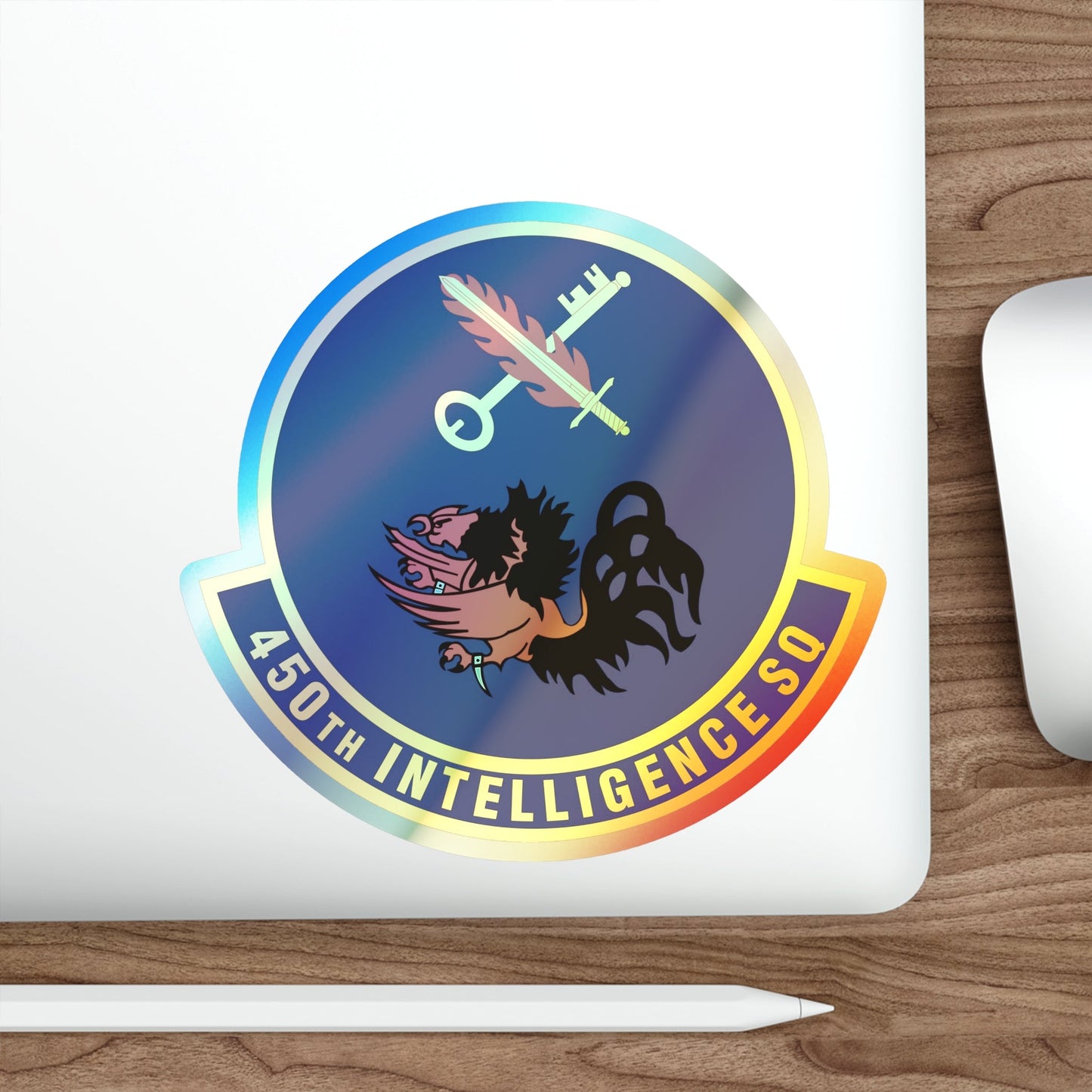 450th Intelligence Squadron (U.S. Air Force) Holographic STICKER Die-Cut Vinyl Decal-The Sticker Space