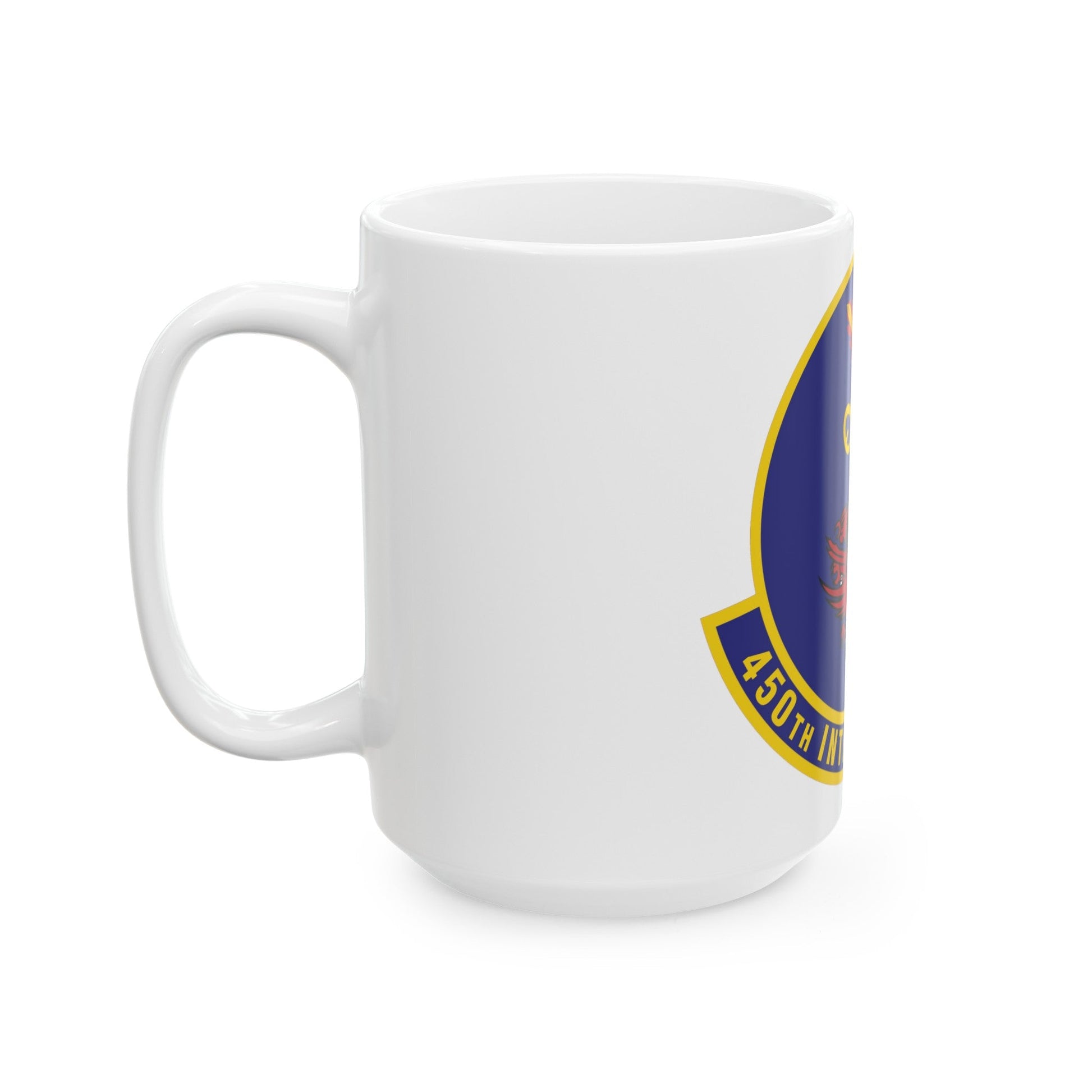 450th Intelligence Squadron (U.S. Air Force) White Coffee Mug-The Sticker Space