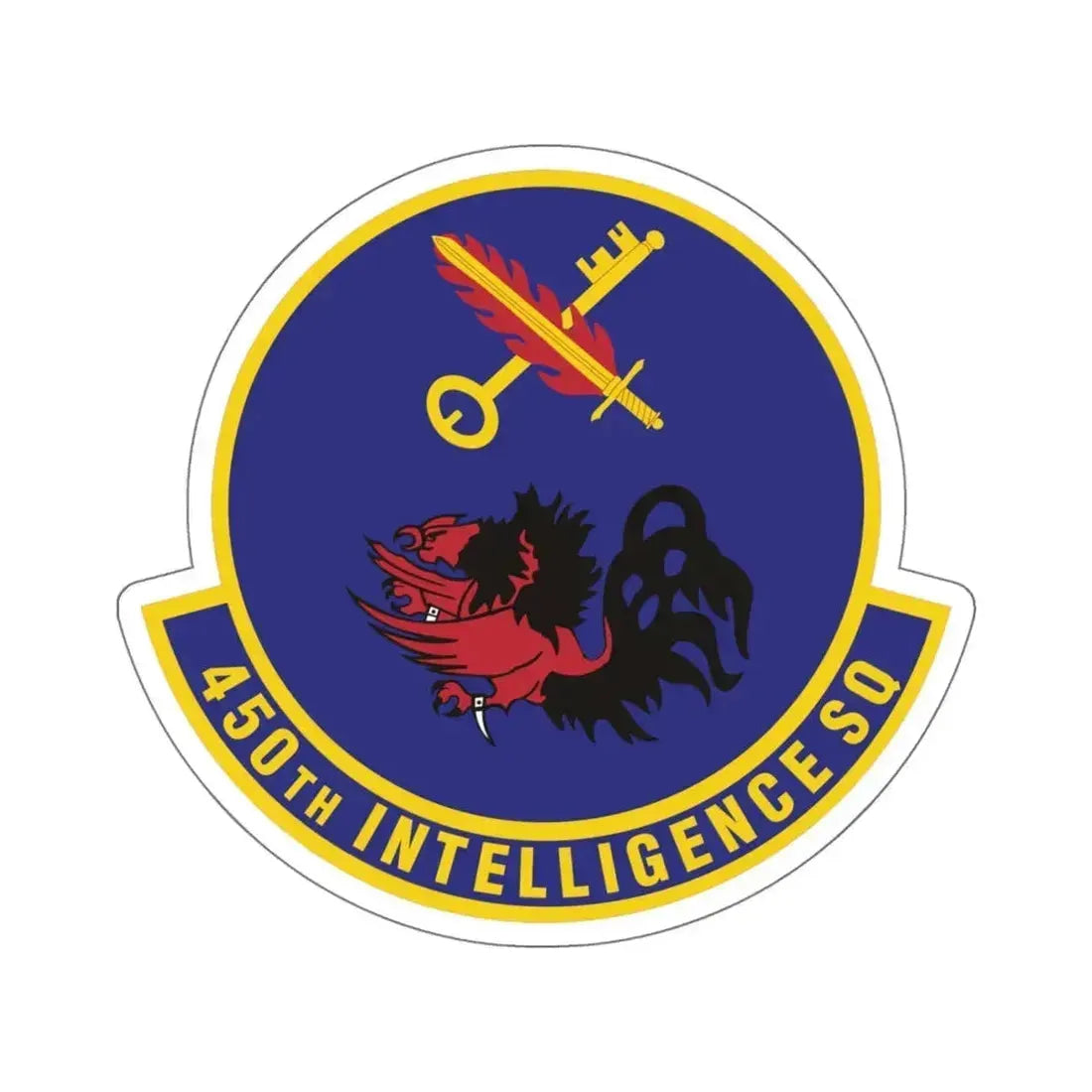 450th Intelligence Squadron (U.S. Air Force) STICKER Vinyl Die-Cut Decal 6 Inch - The Sticker Space