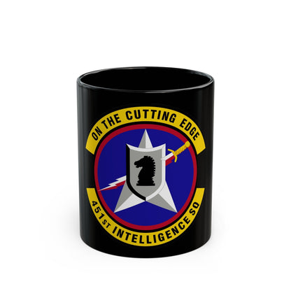 451 Intelligence Squadron ACC (U.S. Air Force) Black Coffee Mug-11oz-The Sticker Space